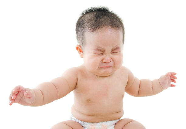 istock Asian baby boy is crying 186484024