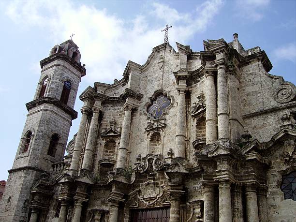 istock Havana Cathedral facade, Cuba 186490908