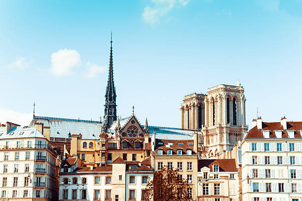 istock antique city building in paris 186491269
