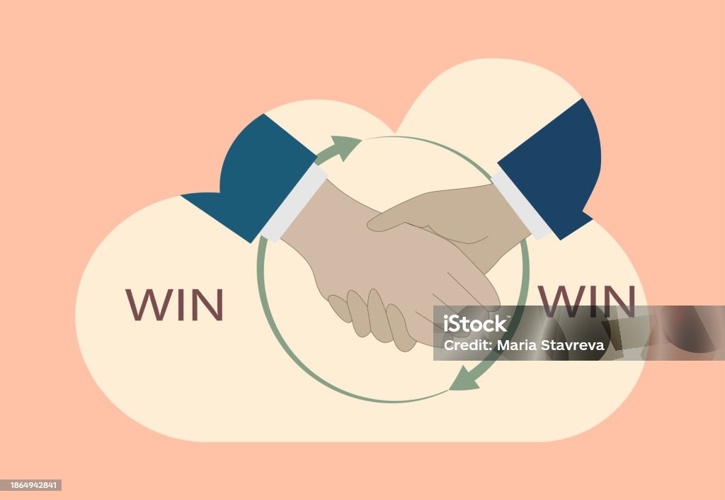 Win Win Resolutions Winwin Solutions Stock Illustration - Download Image Now - Business ...