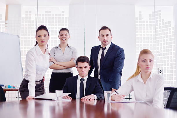 istock business people in a meeting at office 186494633