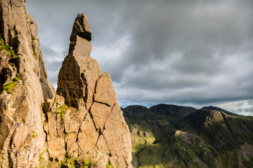 A beautiful shot of the Old Man of Storr rock formation on the Isle of Skye