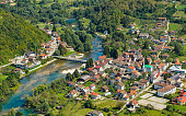 Kulen Vakuf Viewed from Ostrovica Castle, Bosnia