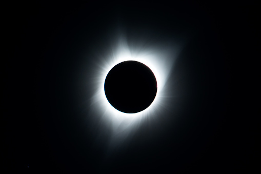 2017 solar eclipse seen over Oregon