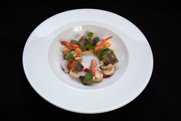 istock plate of seafood and fresh fish 1865101545