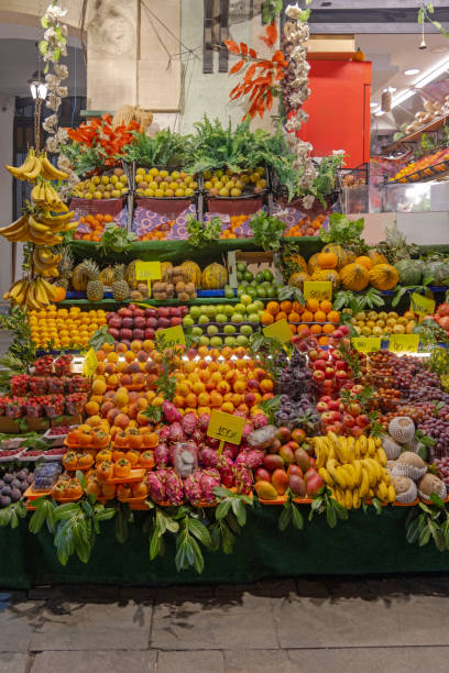 istock Fruits Night Market Stall 1865107495