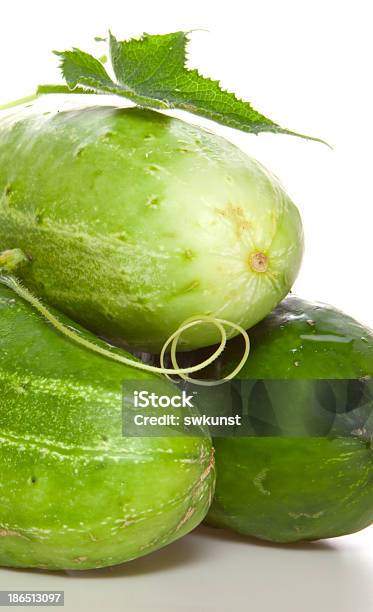 Fresh Cucumbers Stock Photo - Download Image Now - Cucumber, Cut Out, Dieting