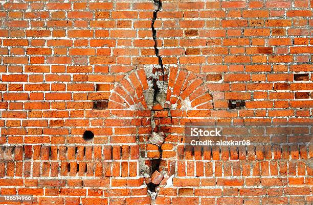 Vecchio Muro Brickwork - Fotografie stock e altre immagini di Astratto - Astratto, Calcestruzzo, Cemento