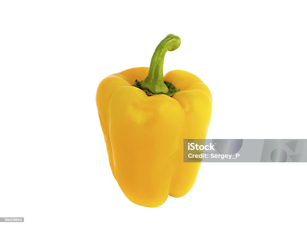 Yellow pepper Yellow pepper isolated on a white background Cut Out Stock Photo