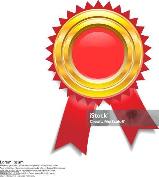 Medal Gold Stock Illustration - Download Image Now - Achievement, Award, Illustration