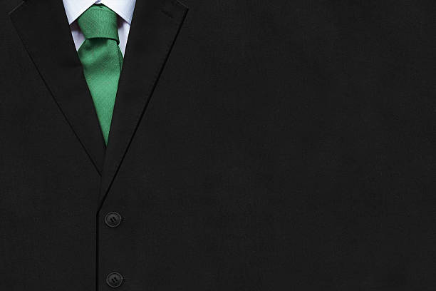 istock Closeup businessman suit with tie 186522306