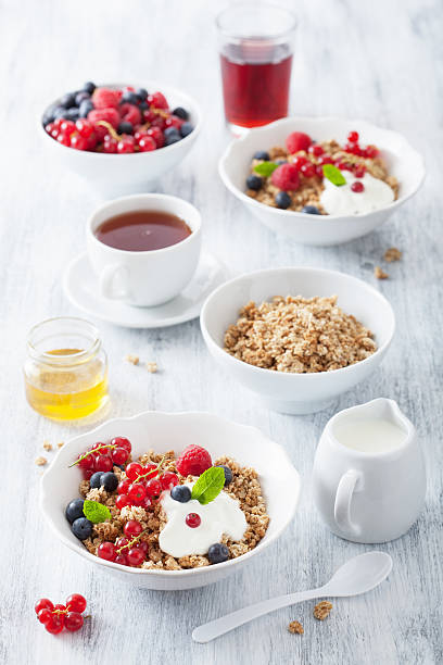 istock healthy breakfast with yogurt and granola 186522374