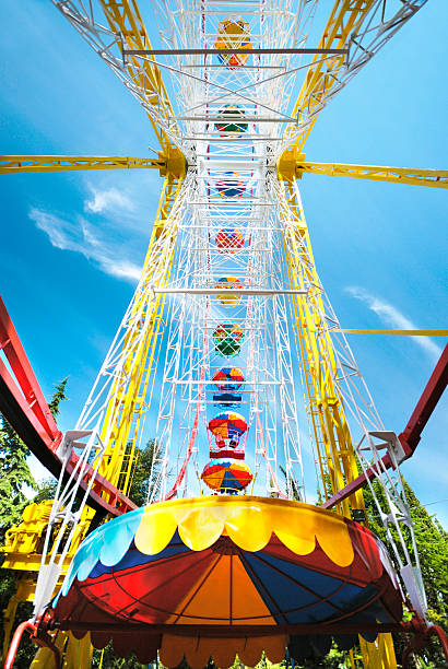 istock Beautiful colorful ferris wheel 186524310