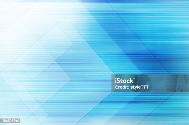 Abstract Blue Technology Background Stock Illustration - Download Image Now - Speed, Technology, Blue