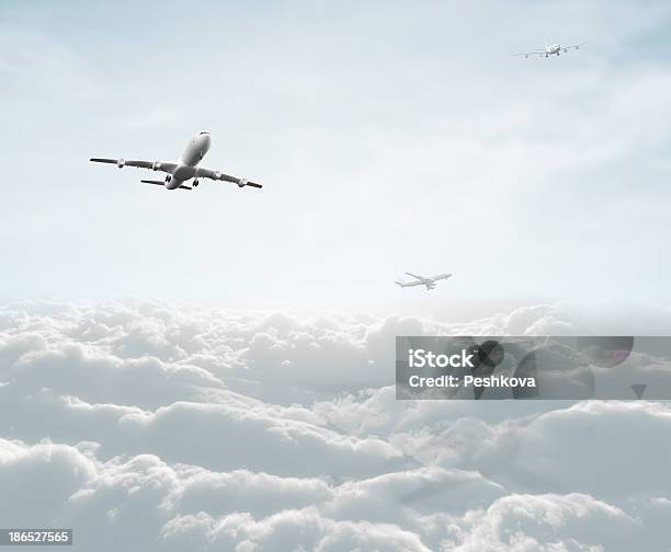 Passenger Plane Stock Photo - Download Image Now - Air Vehicle, Airplane, Backgrounds