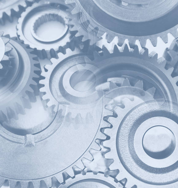 istock Steel cog gears 1865297406