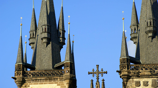 Towers of the Church of Our Lady before Tyn.