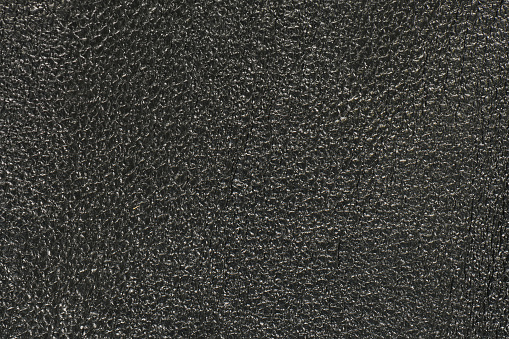 Abstract texture of black leather background. High resolution photo. Full depth of field.