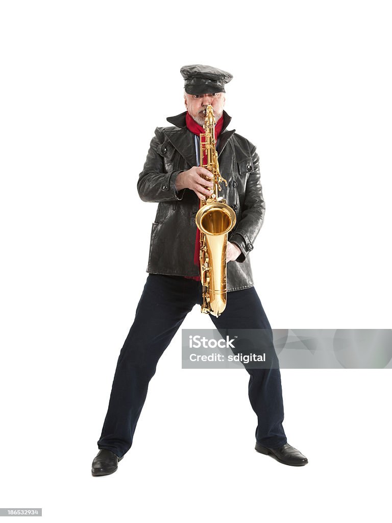 Homem tocando Trompete - Foto de stock de Adulto royalty-free