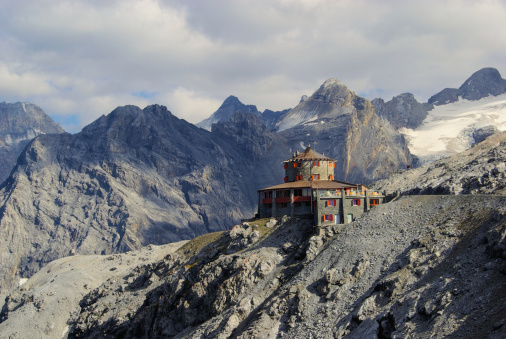 Stelvio Pass, the Tibet-Hut