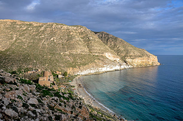 San Pedro cove (Cabo de Gata, Spain) stock photo