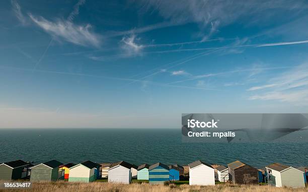 Strandhütten Whitstable Stockfoto und mehr Bilder von England - England, Skihütte, Balkon