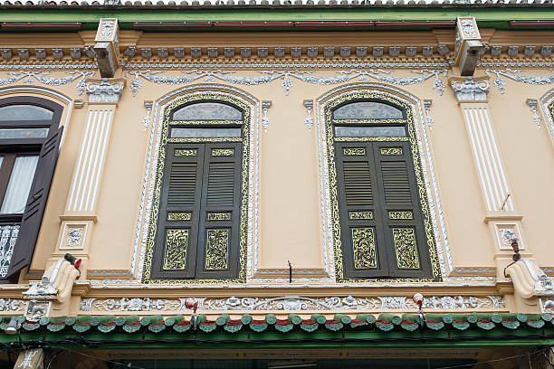 istock Traditional Windows on Peranakan House 186537130