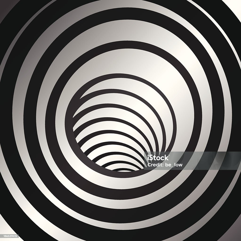 Black and white tunnel Black and white tunnel  background Abstract stock vector