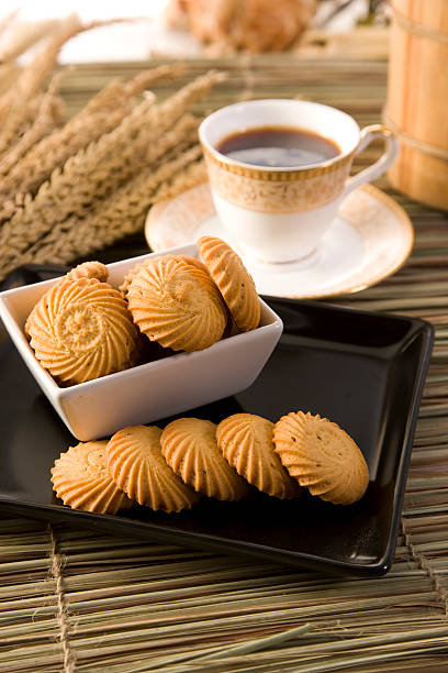 istock Cookies with cup of Coffee 186540592