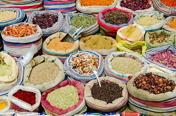 istock mixed spices in market of cairo egypt 186540875
