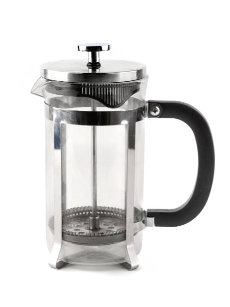 istock French press coffee maker isolated on white background. 1865415317
