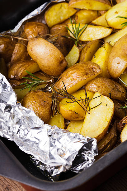 istock Rusic style baked potato 186542235