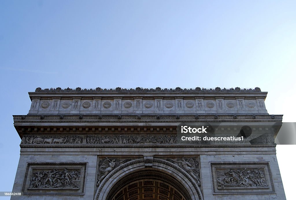 Arco di trionfo a Parigi - Foto stock royalty-free di Ambientazione esterna