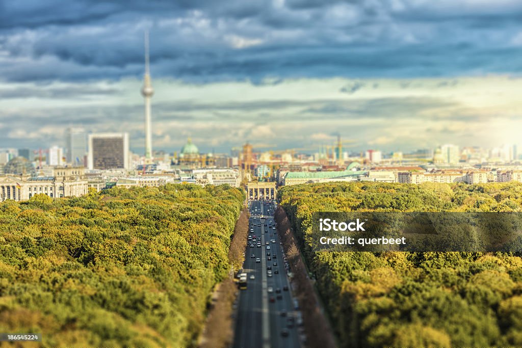 Skyline von Berlin  - Lizenzfrei Brandenburger Tor Stock-Foto