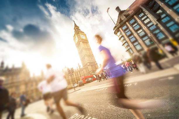 istock People doing jogging in Central London 186545226