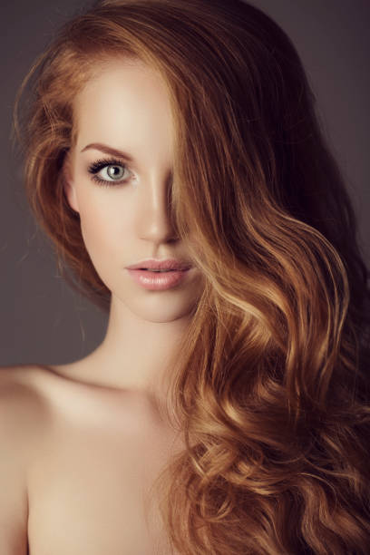 istock Beautiful woman with luxury hairs 186545227