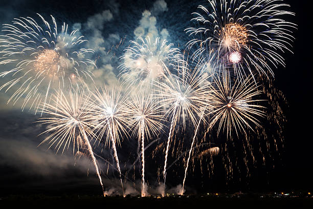 istock Colorful fireworks of various colors 186545587