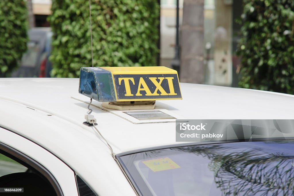 En taxi - Photo de Affaires libre de droits