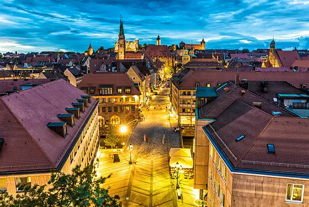 Nuremberg at night / Germany