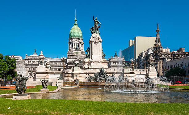 Congress building in Buenos Aires, Argentina National Congress building, Buenos Aires, Argentina buenos aires stock pictures, royalty-free photos & images