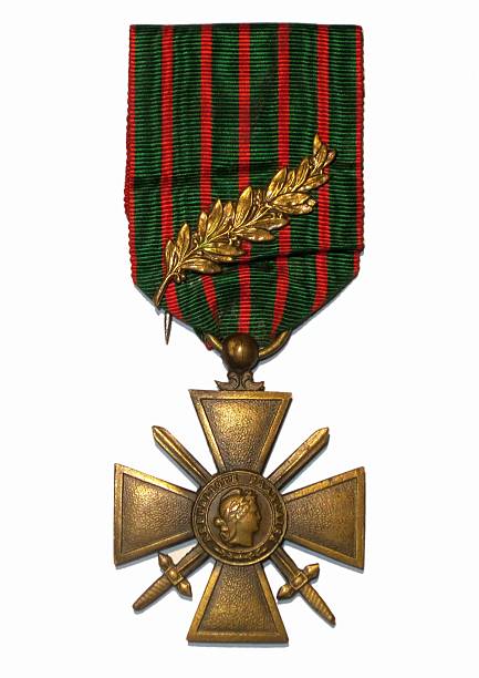 istock Croix de guerre with palm ww1 186551328
