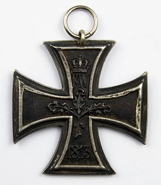 German Iron Cross 1914 1918 Black German Iron Cross World War I - 1813 iron cross stock pictures, royalty-free photos & images