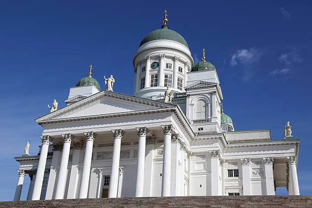istock White church in Helsinki Finland 186553706