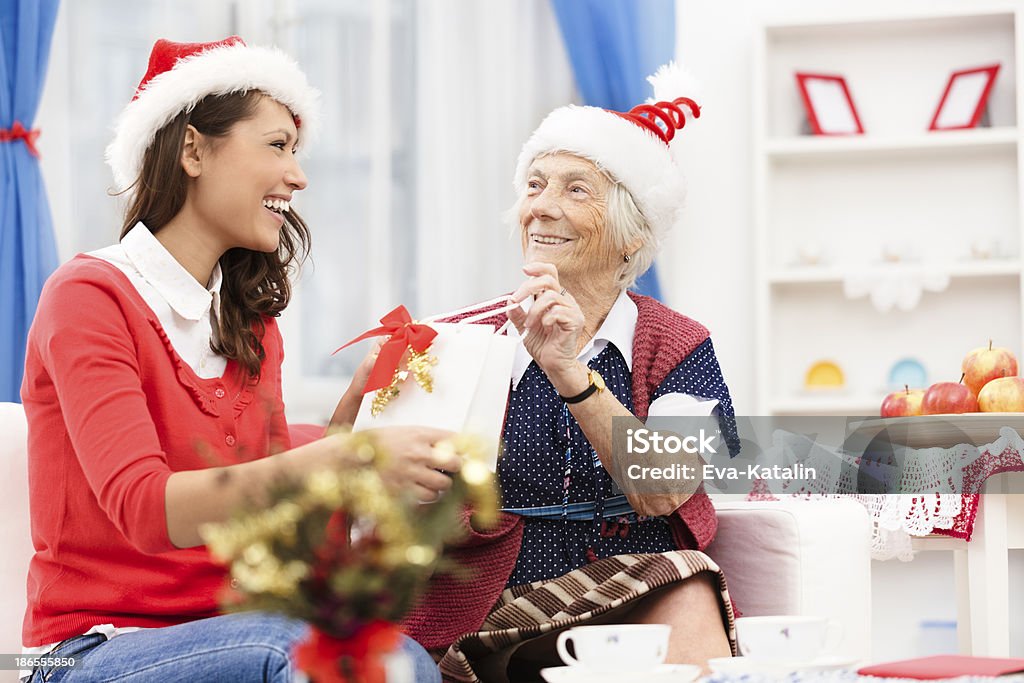 Zwei schöne Frauen - Lizenzfrei Weihnachten Stock-Foto