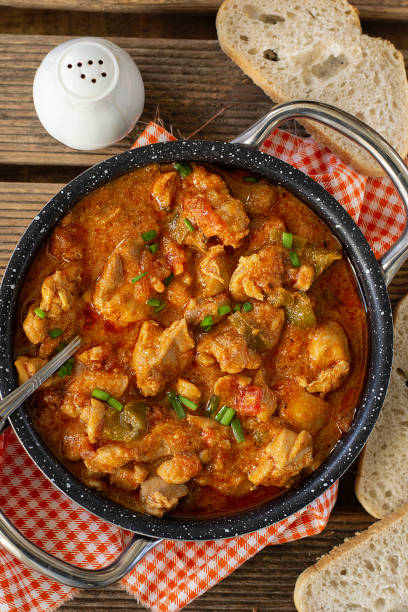 istock Hungarian traditional dish paprika chicken paprikash 1865577738