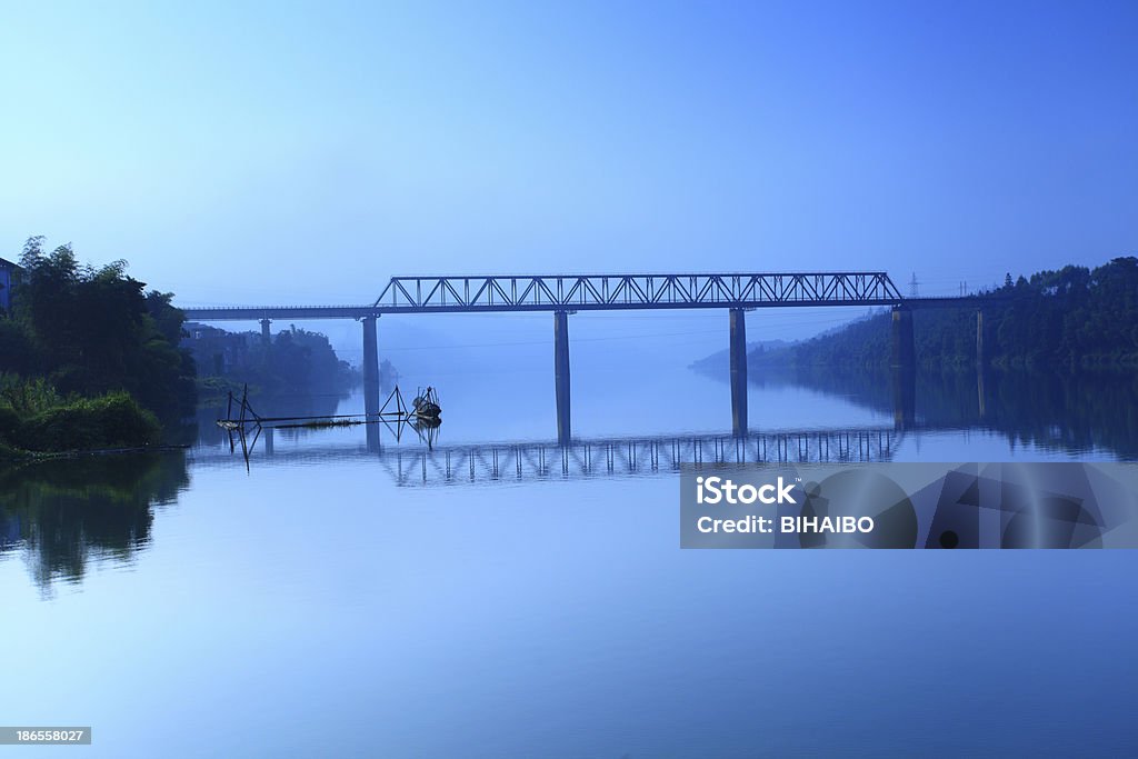 Highway viaduct bridge - Foto de stock de Ajardinado royalty-free