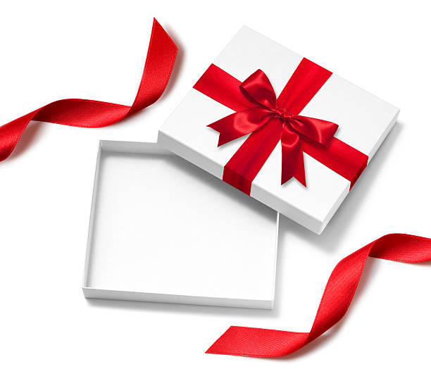オープンギフトボックス - gift box christmas present birthday present three dimensional ストックフォトと画像