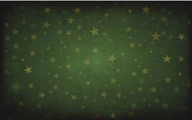 Grungy Vector Starry Background Grungy Vector Starry Background green wall stock illustrations