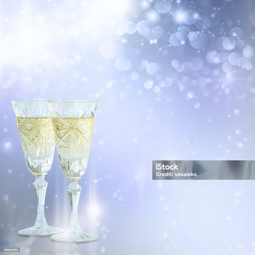 Duas taças de champanhe - Foto de stock de Bebida royalty-free