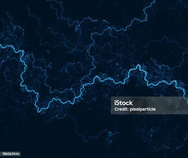 Elektromagnetisch Abstrakt Hintergrundstrom Stockfoto und mehr Bilder von Tesla-Transformator - Tesla-Transformator, Abstrakt, Bildhintergrund